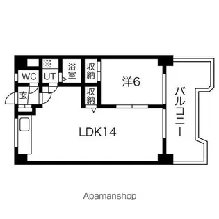 五反田ハイツ【5階】の間取り