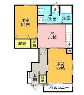 さくら A棟【103号室】の間取り