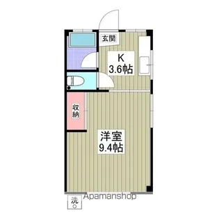 山和マンション【1階】の間取り