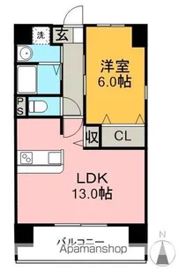 ベリエ高須新町【7階】の間取り