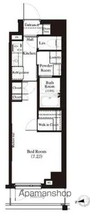 東京都中野区江原町2丁目【マンション】の間取り