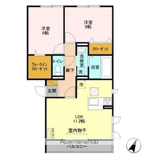 BRANCHE HILL(ブランシェヒル)【1階】の間取り