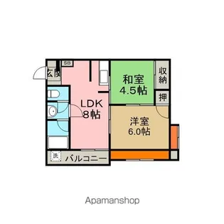 コーポ西村【3-C号室】の間取り