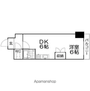 オクタワーズ野幌イーストタワー【313号室】の間取り