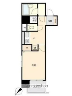 トーカンマンション長田町【907号室】の間取り