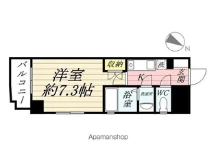 神奈川県横浜市神奈川区子安通1丁目【マンション】の間取り