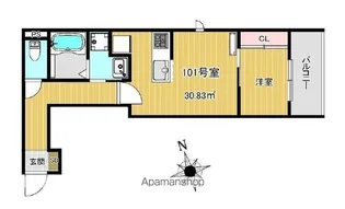Charme Maison香椎【3階】の間取り
