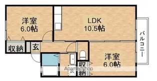 エイコーン【2階】の間取り