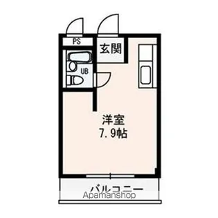 瀬田エステートシティ【202号室】の間取り