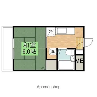 メゾンアサヒ【310号室】の間取り