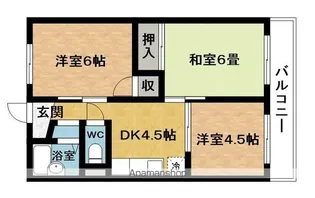エビスコーポ【2階】の間取り
