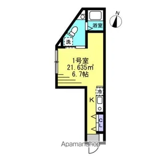 KT松戸六実【3階】の間取り