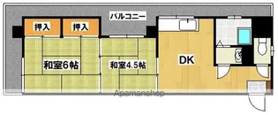 ヴォーグマンション【5階】の間取り