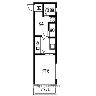 望が丘マンション【4階】の間取り