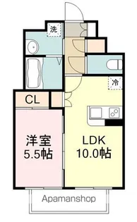 ガーネットヒルズ本町【9階】の間取り