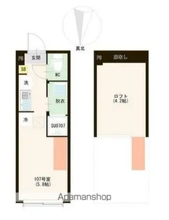 仮称 富士見台三丁目⑥【1階】の間取り