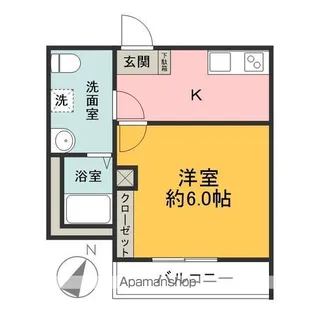 AXIS Hanno【3階】の間取り