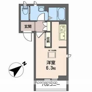 クレール G【1階】の間取り