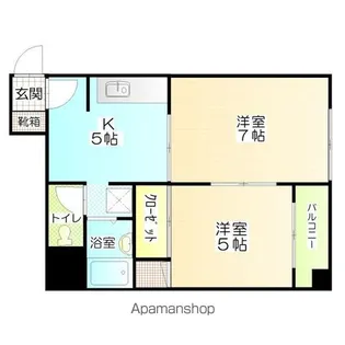 プリムヴェール【4階】の間取り