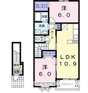 アンジュ・ココ【2階】の間取り