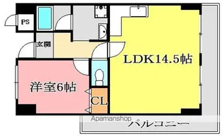 カワデンエミネンスハイツ【4階】の間取り