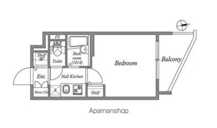 レジデンス新宿中落合【3階】の間取り