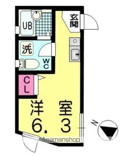 エフォート西池袋【2階】の間取り