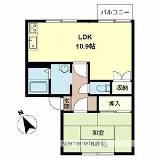 KOSHINハイツ【2階】の間取り