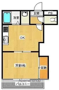 S.FIELD長居【3階】の間取り