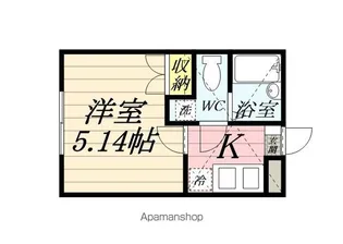 PRUNUS保土ヶ谷Ⅲ【2階】の間取り