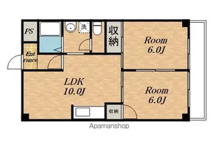 ウイング八日市【603号室】の間取り