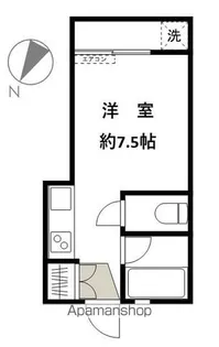 ブリックマンションB棟【105号室】の間取り