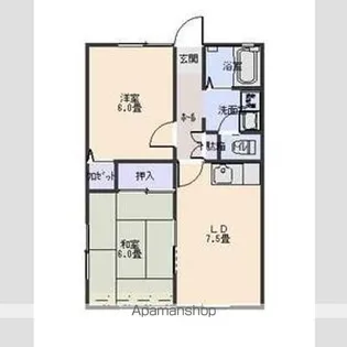 ウィーグル【2階】の間取り