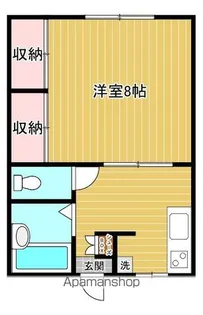 ルサージュ【203号室】の間取り