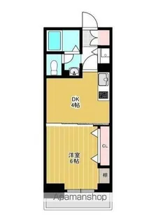 オーヴェスト横浜【7階】の間取り