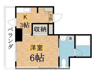 リエス高尾【1階】の間取り
