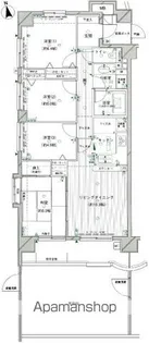 ダイアパレス北松戸【1階】の間取り