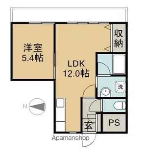 パークマンションアイワ【3階】の間取り