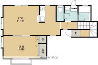 リーコーポ弐番館【2階】の間取り