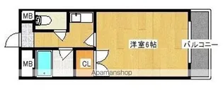 大産樋井川マンション(旧サンシティ樋井川)【6階】の間取り