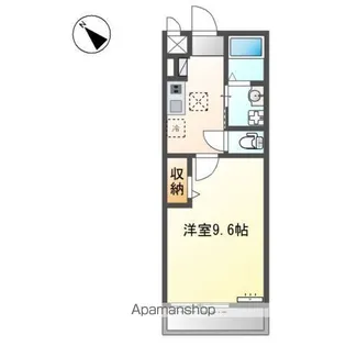 仮称)佐野町アパート【201号室】の間取り