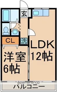 パークサイドハウス【1階】の間取り