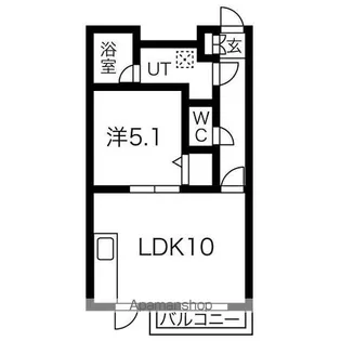 アーバンプレイス【303号室】の間取り