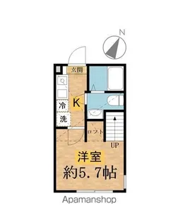 ロフトヌーク【201号室】の間取り