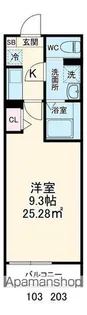 GRADUS北小金【1階】の間取り