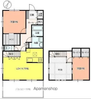 OPUS GRANDE【203号室】の間取り