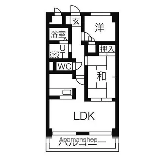 フレックス上豊田【606号室】の間取り