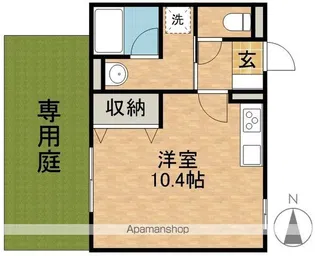 TORISIA浜松【1階】の間取り
