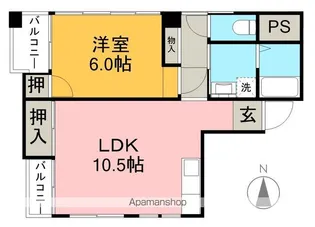 SKYLARK【2階】の間取り