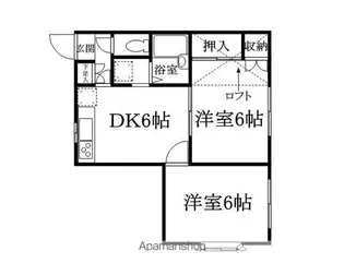 コーラル館【101号室】の間取り